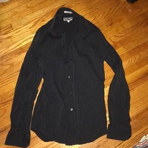Express Pinstripe Button Down